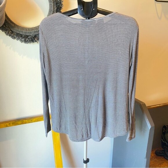 LOFT Striped Long Sleeve Top - Picture 5 of 5